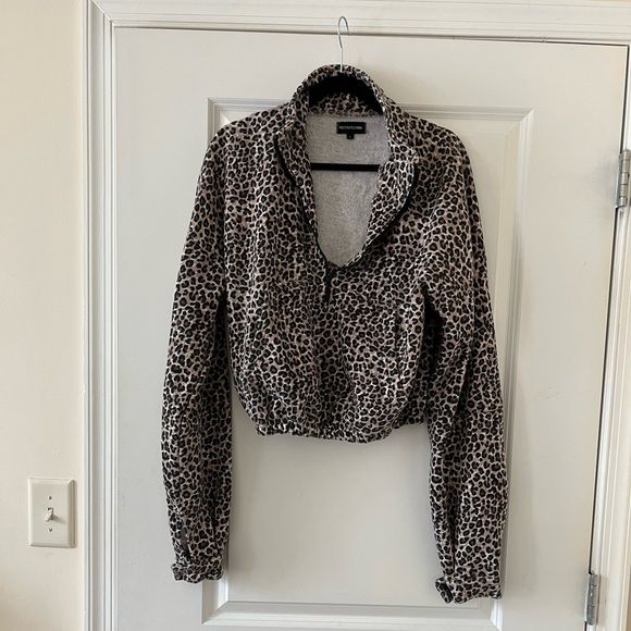 Pretty Little Thing Cropped Half Zip Size Large - Picture 4 of 4